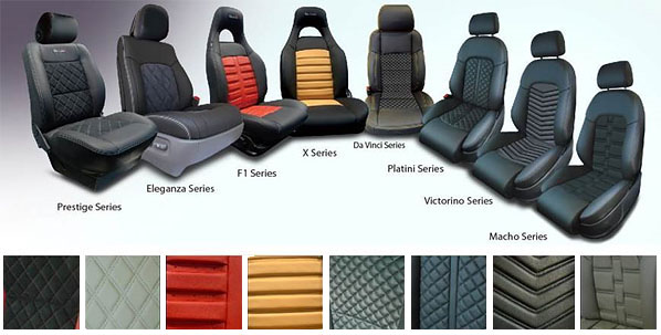 各種真皮汽車座椅